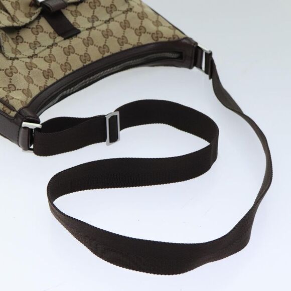 Gucci Gg Canvas Beige Canvas Shoulder Bag (Pre-Owned) - Picture 10 of 16